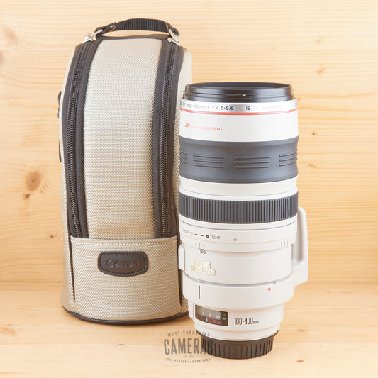 Canon EF 100-400mm f/4.5-5.6 L IS USM Exc in Case