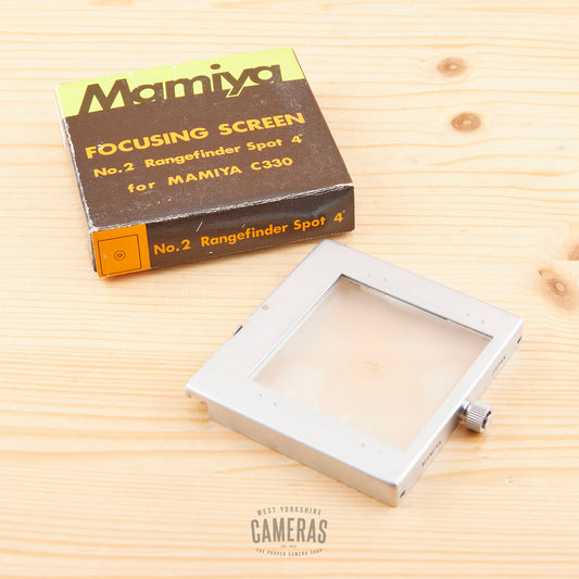 Mamiya C330 Focusing Screen No. 2 Rangefinder Spot Exc Boxed