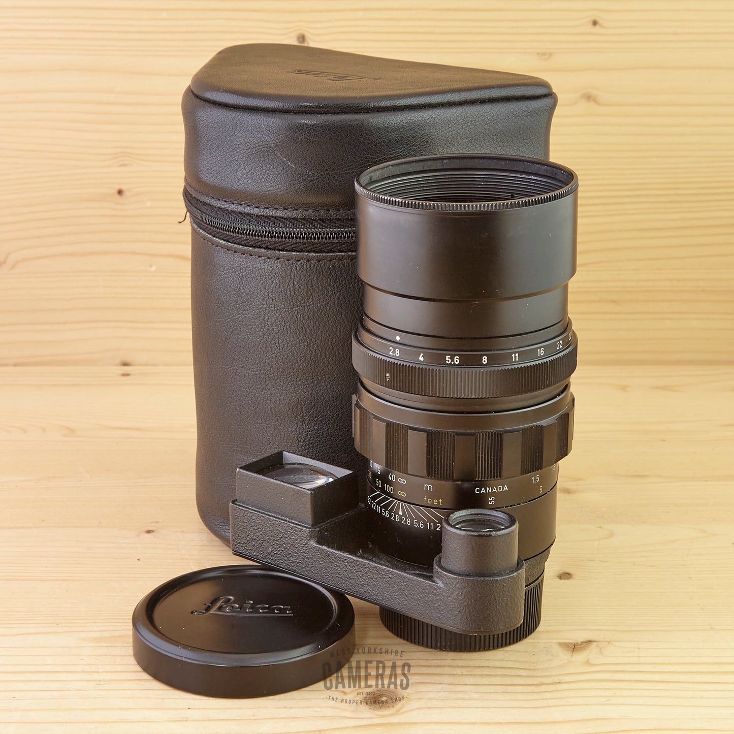 Leica-M 135mm f/2.8 Elmarit V1 w/ OVU Ugly in Case