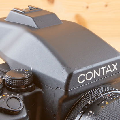 Contax 645 w/ Zeiss 80mm f/2 Planar Exc Boxed
