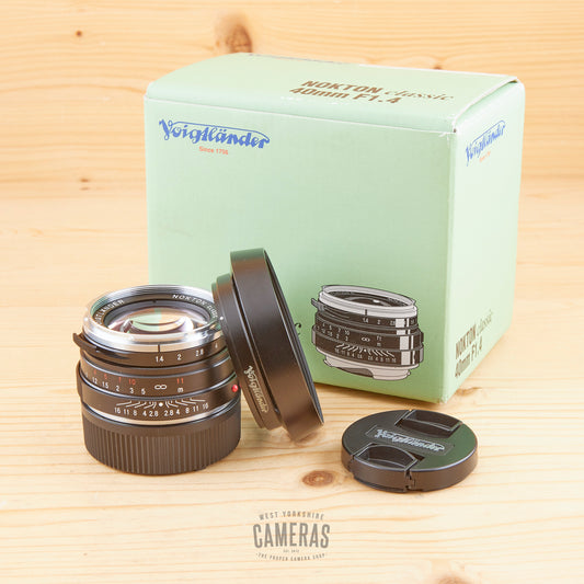 Leica-M Fit Voigtlander 40mm f/1.4 Nokton VM Classic Mint- Boxed