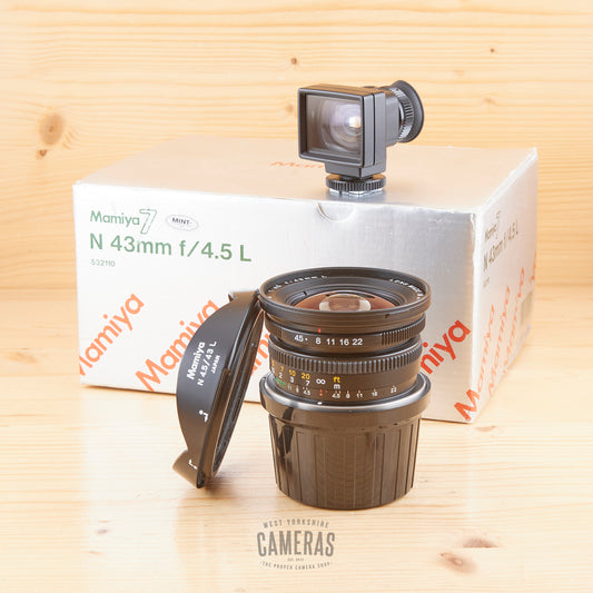 Mamiya 7 fit 43mm f/4.5 w/ VF Mint- Boxed