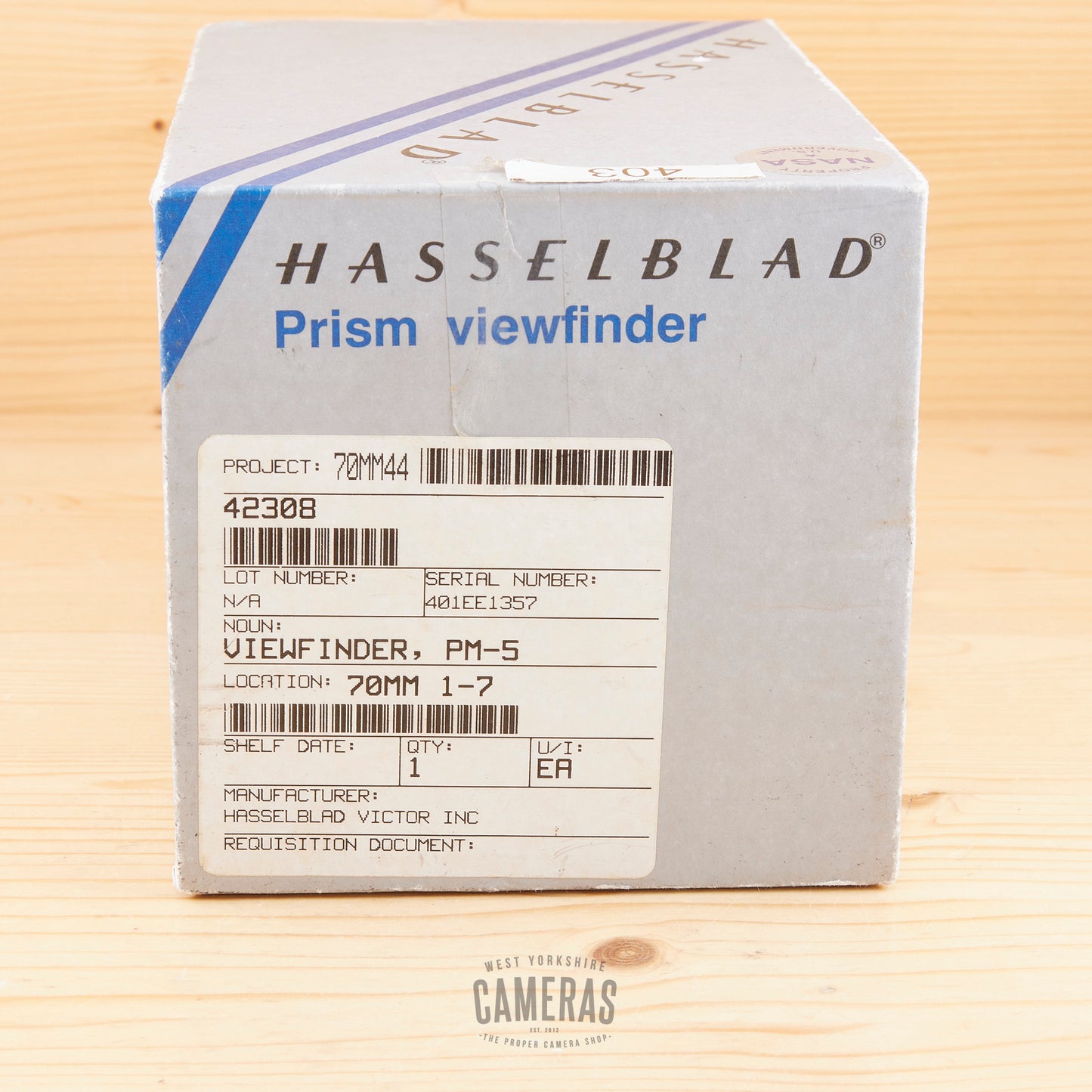 Hasselblad PM5 Prism NASA Exc Boxed