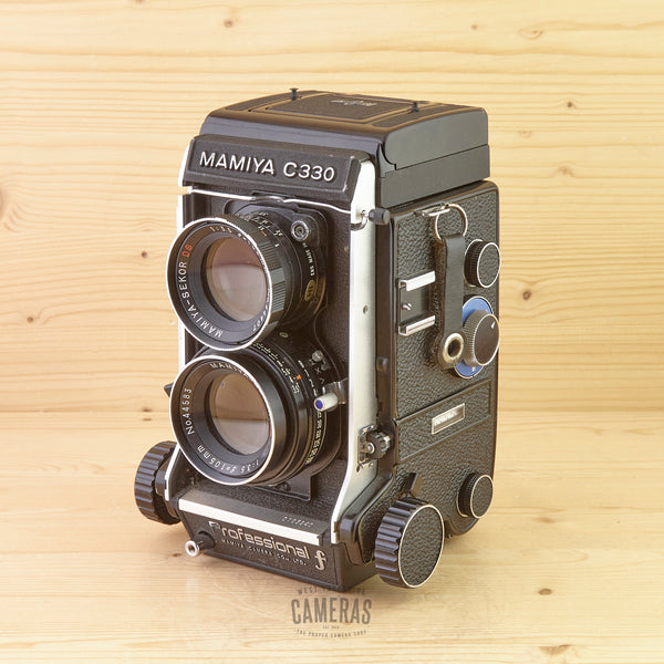 Mamiya C330 F w/ 105mm f/3.5 DS Exc – West Yorkshire Cameras