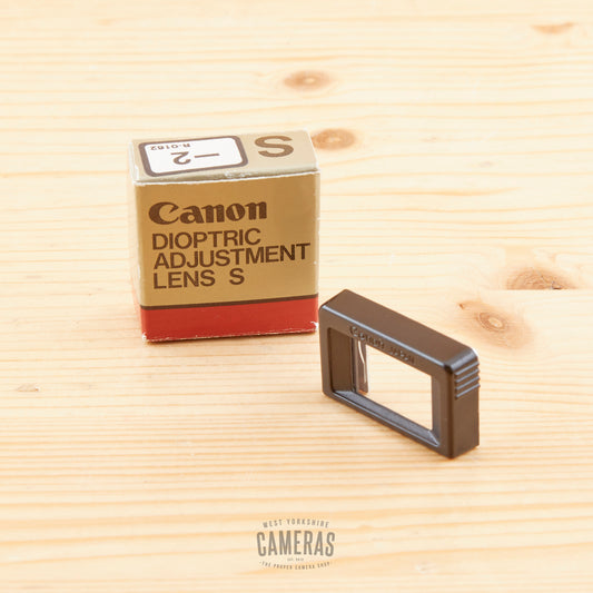 Canon Dioptric Adjustment Lens S -2 Exc Boxed