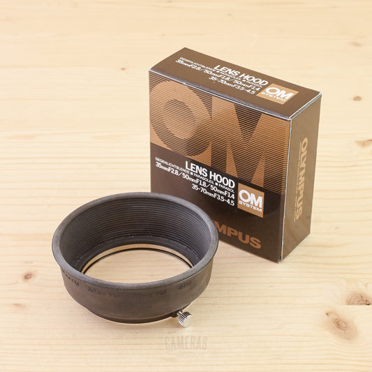 Olympus Rubber Lens Hood for 35-50mm Exc Boxed
