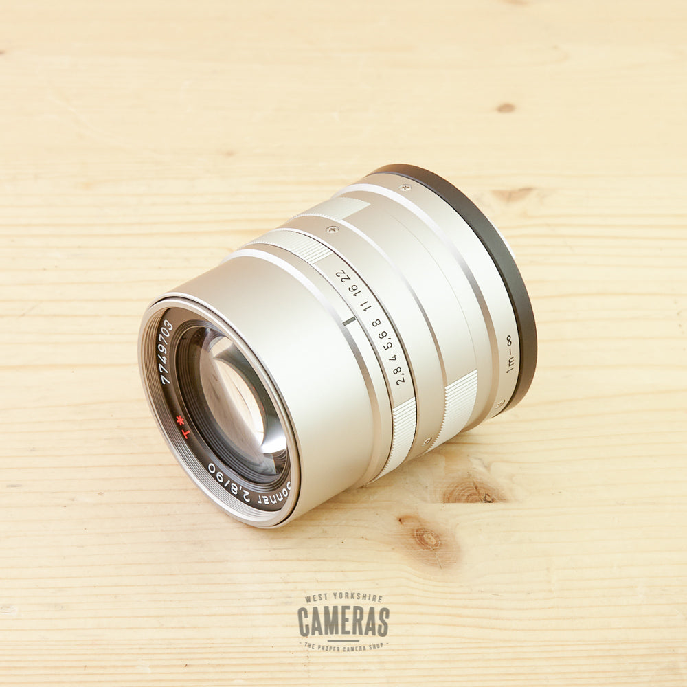 高品質CONTAX Carl Zeiss Sonnar 90mm f/2.8 T* レンズ(単焦点)
