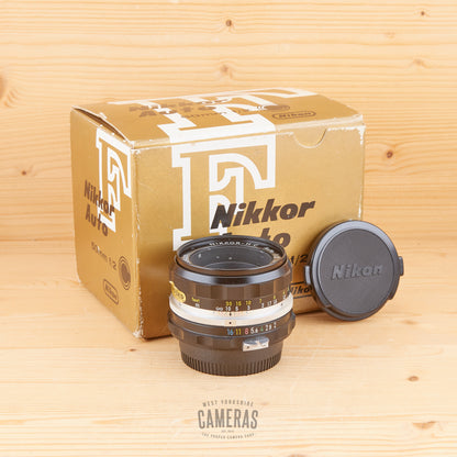 Nikon Non-Ai 50mm f/2 Nikkor-H.C Exc Boxed