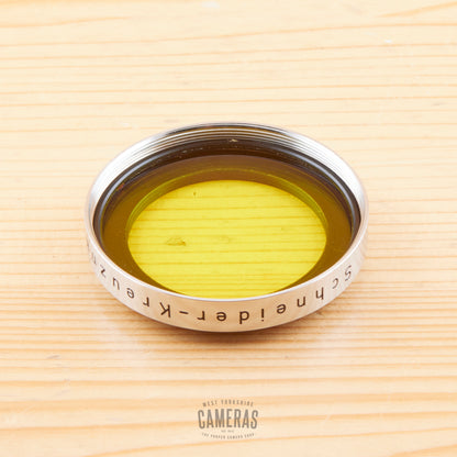 Schneider 40.5mm Middle Yellow Nr 21/2 Filter Chrome Exc Boxed