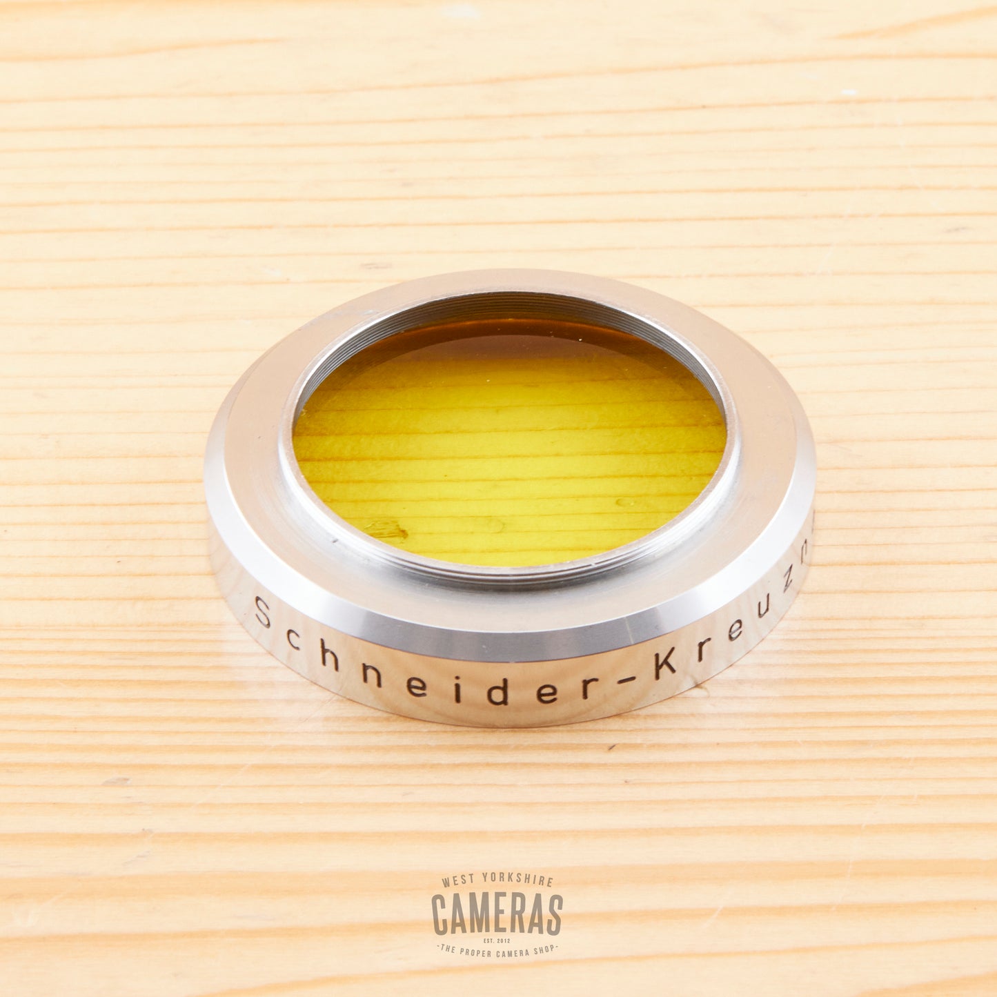 Schneider 40.5mm Middle Yellow Nr 21/2 Filter Chrome Exc Boxed