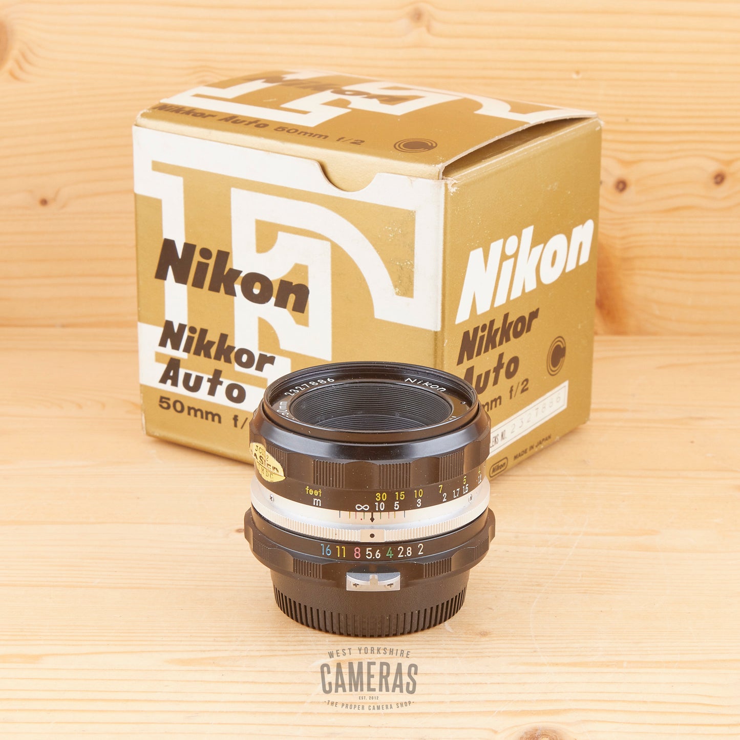 Nikon Non-Ai 50mm f/2 Nikkor-H.C Avg Boxed