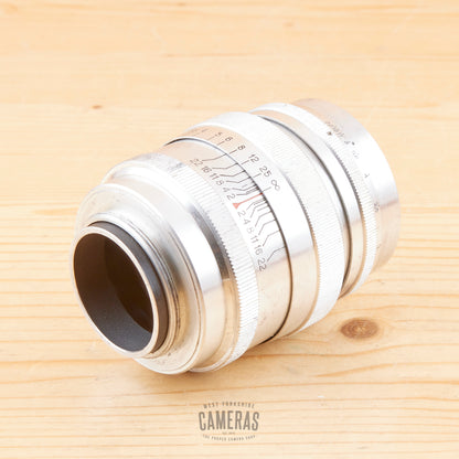 LTM fit Carl Zeiss Jena 8.5cm f/2 Sonnar T Chrome Avg