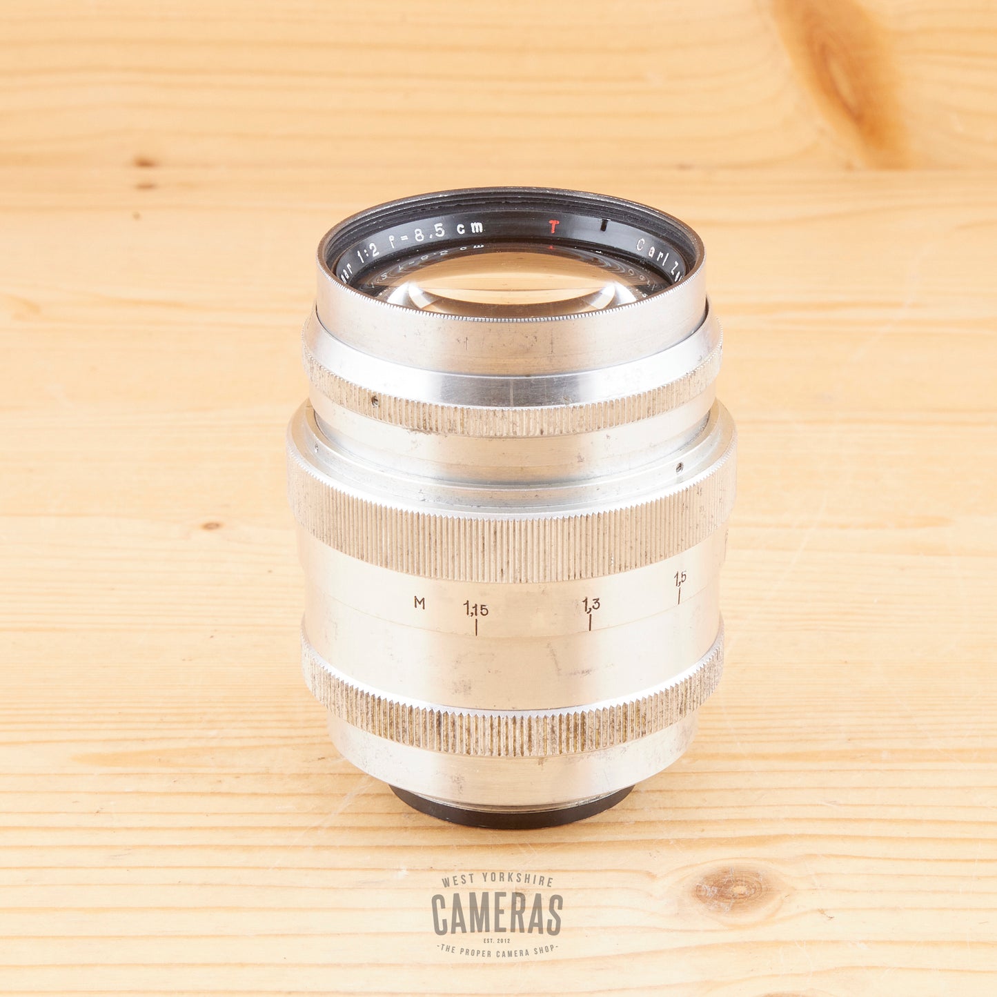 LTM fit Carl Zeiss Jena 8.5cm f/2 Sonnar T Chrome Avg