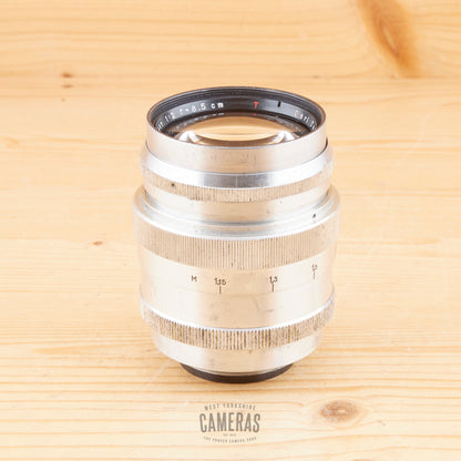 LTM fit Carl Zeiss Jena 8.5cm f/2 Sonnar T Chrome Avg