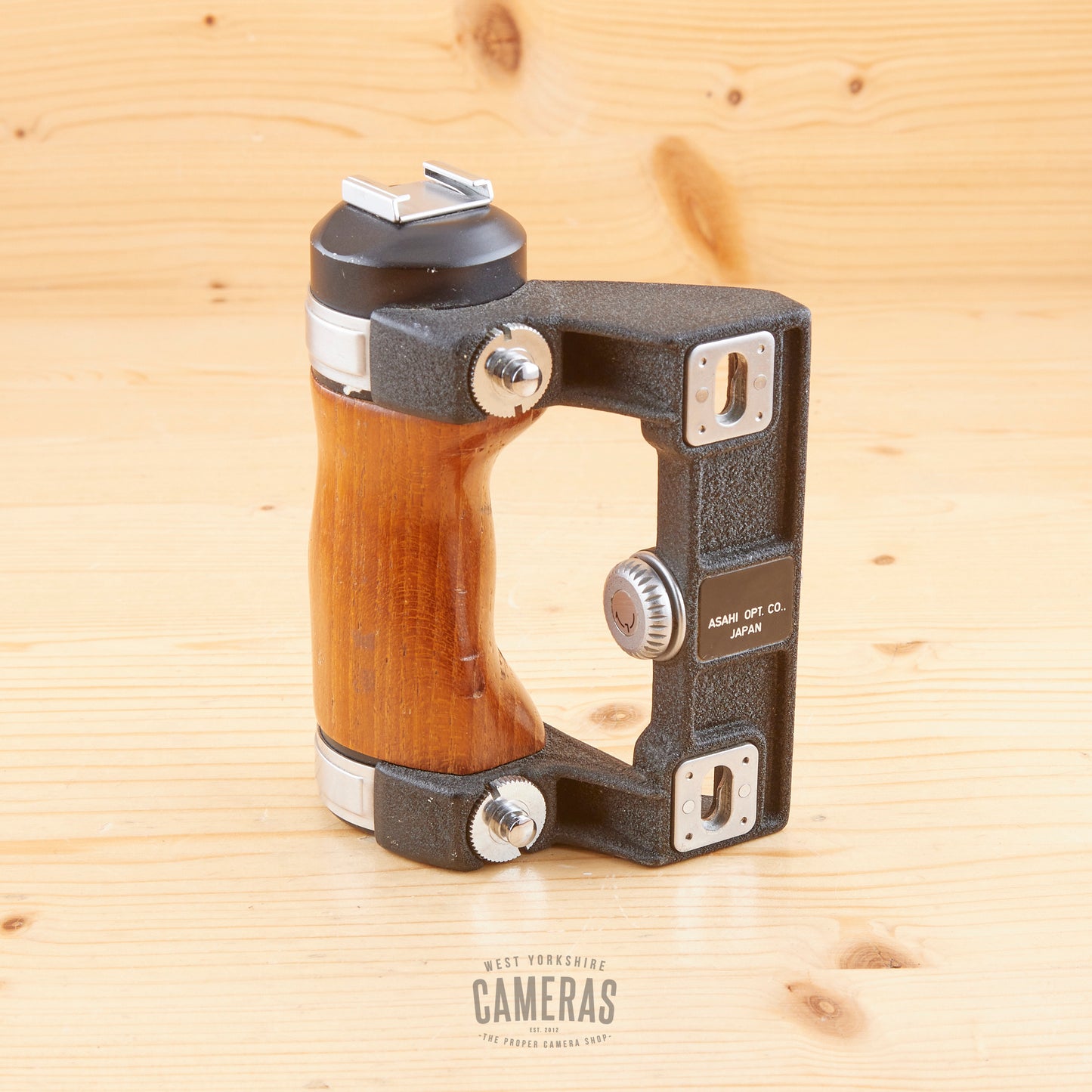 Burley Cameras Zebrano 木手柄替换件适用于宾得 6x7 Grip Exc+