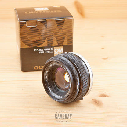 Olympus OM 50mm f/1.8 Exc Boxed