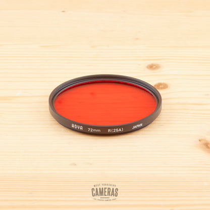 Hoya 72mm Red R[25A] Filter Exc in Case