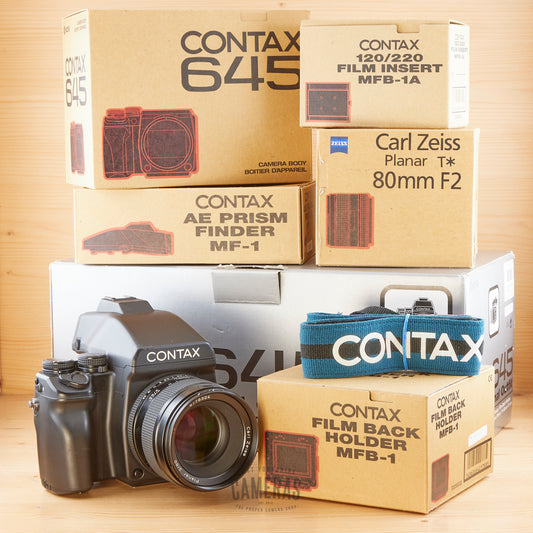 Contax 645 配蔡司 80mm f/2 Planar Exc 
