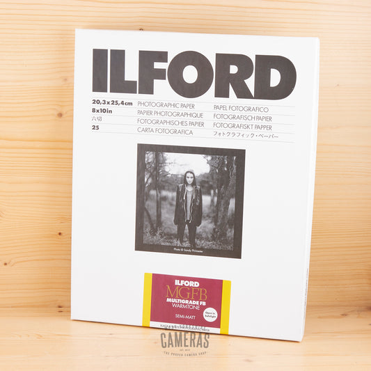 8x10 Ilford MG FB Warmtone Semi-Matt Paper