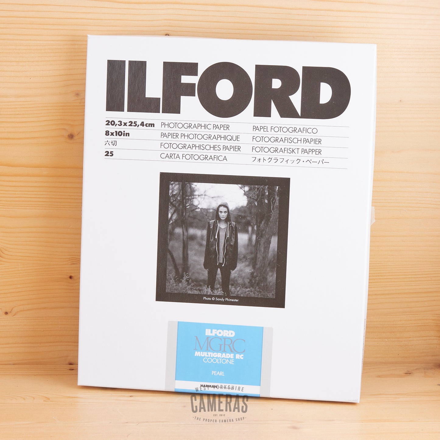 8x10 Ilford MG RC Cooltone Pearl Paper