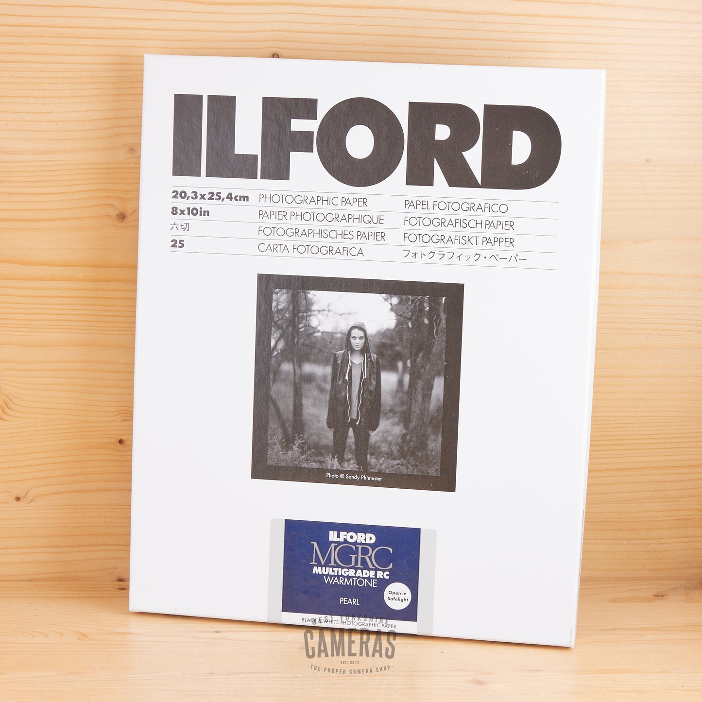 8x10 Ilford MG RC Warmtone Pearl Paper