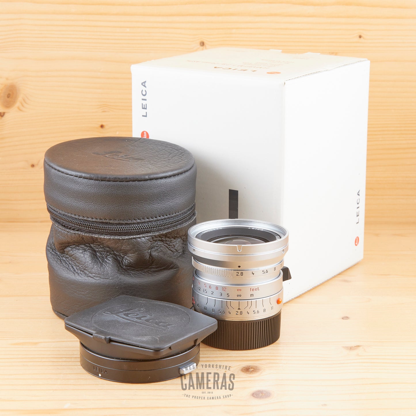 Leica-M 24mm f/2.8 Elmarit-M ASPH 11898 Chrome Exc Boxed