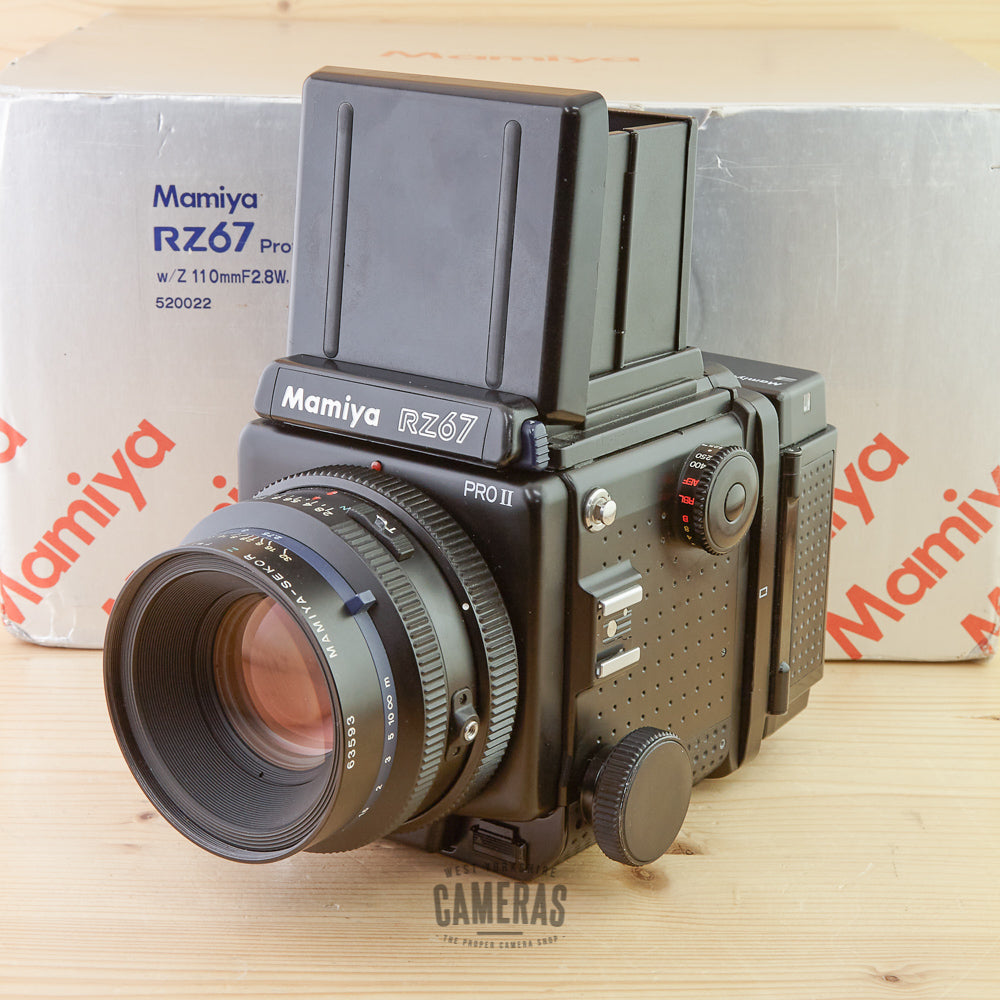 Mamiya RZ67 Pro II w/ 110mm f/2.8 WLF and 120 Back Avg Boxed