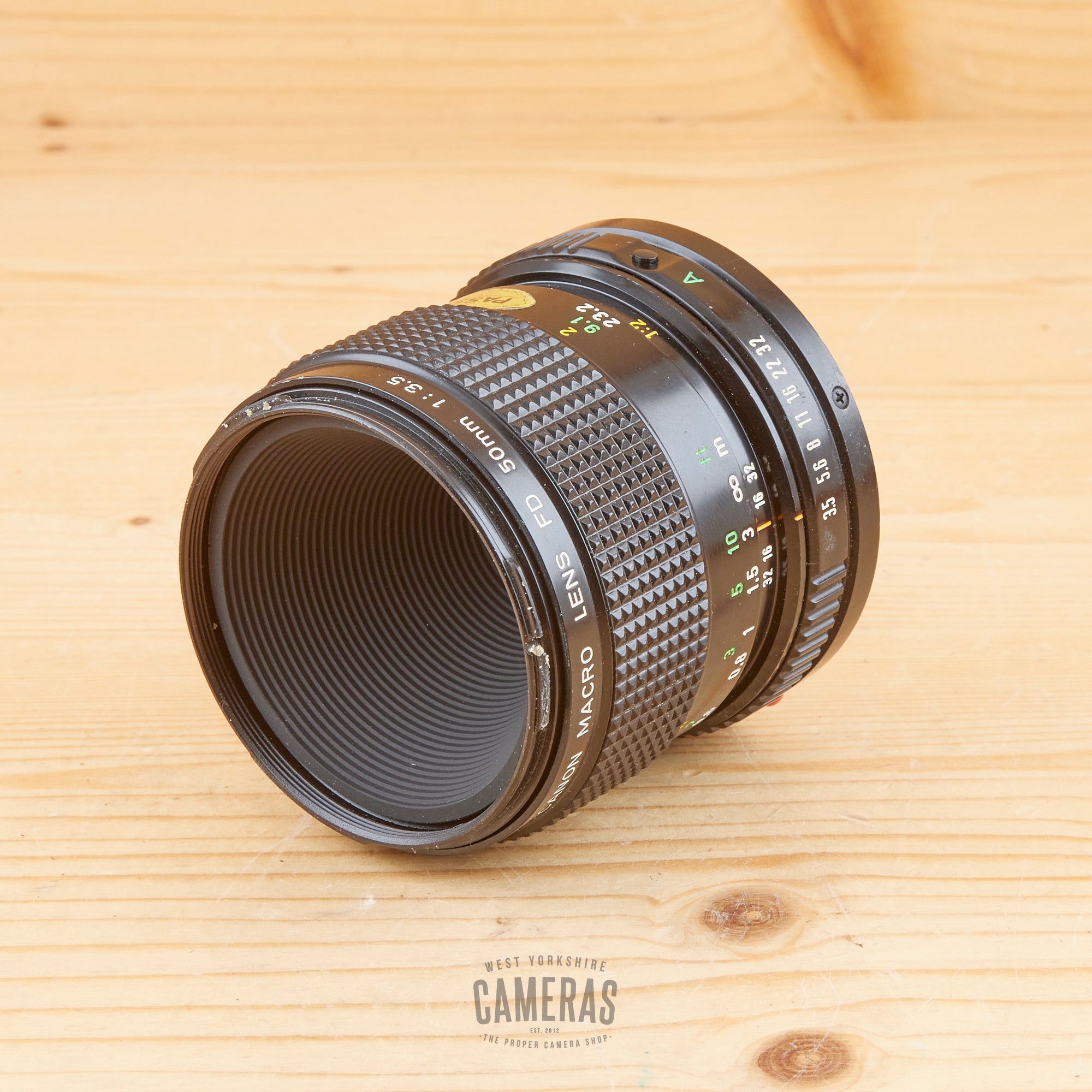 Canon FD 50mm f/3.5 Macro Avg – West Yorkshire Cameras