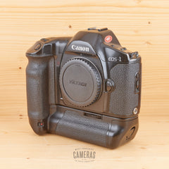 Canon EOS 1 Body w/ Booster E1 Grip Ugly
