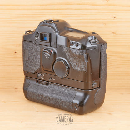 Canon EOS 1 Body w/ Booster E1 Grip Ugly