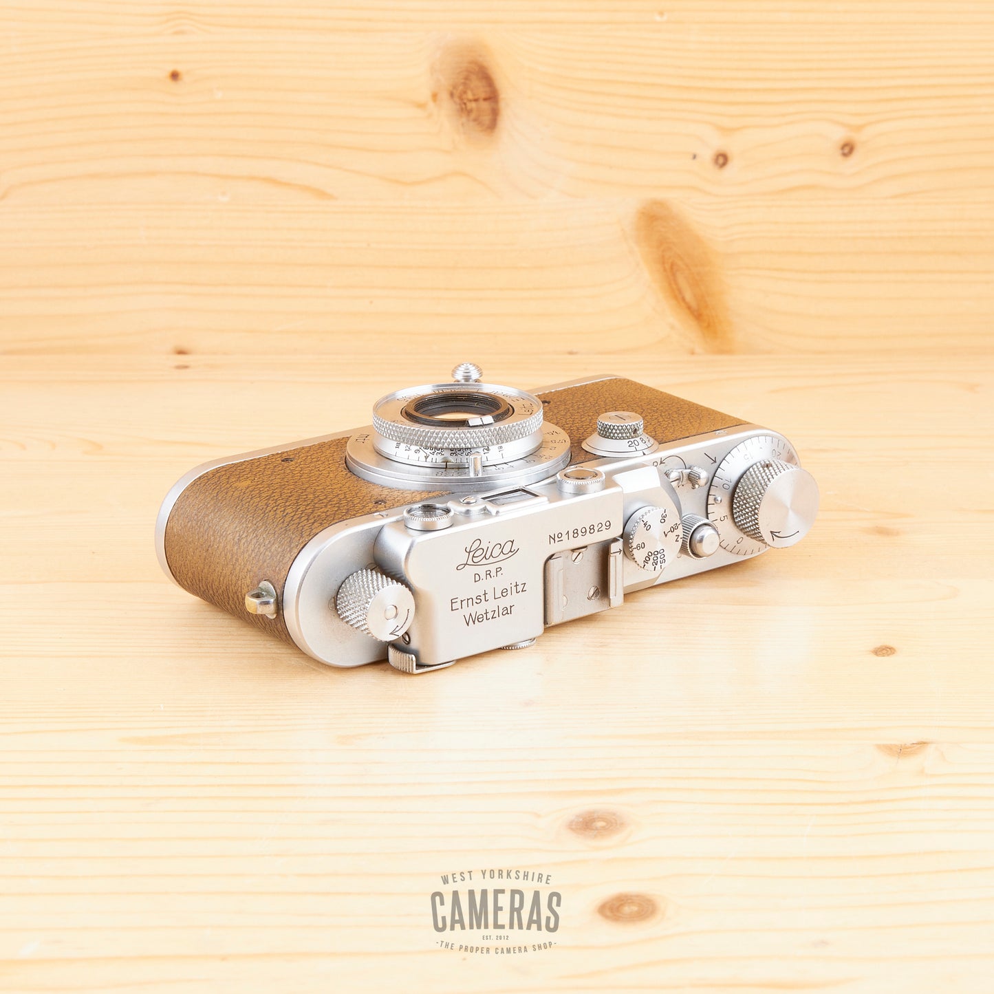 Leica III w/ 5cm f/3.5 Elmar Chrome Exc