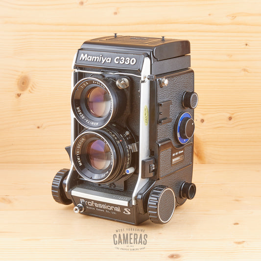 Mamiya C330S w/ 80mm f/2.8 Blue Dot Exc