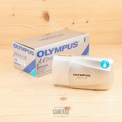 Olympus MJU II QD Champagne Exc Boxed