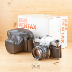 Pentax Spotmatic SPII w/ 55mm f/1.8 Exc Boxed