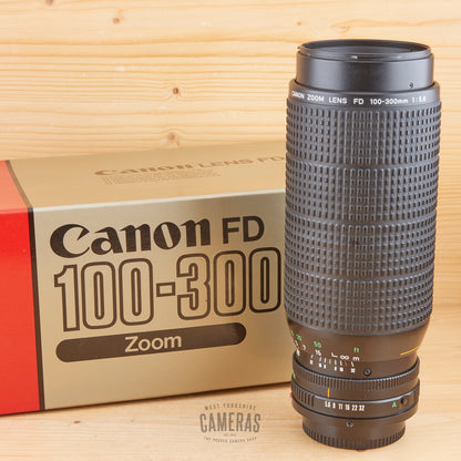 Canon FD 100-300mm f/5.6 Avg Boxed