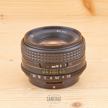 Pentacon Six Fit Arsat C 80mm f/2.8 Exc