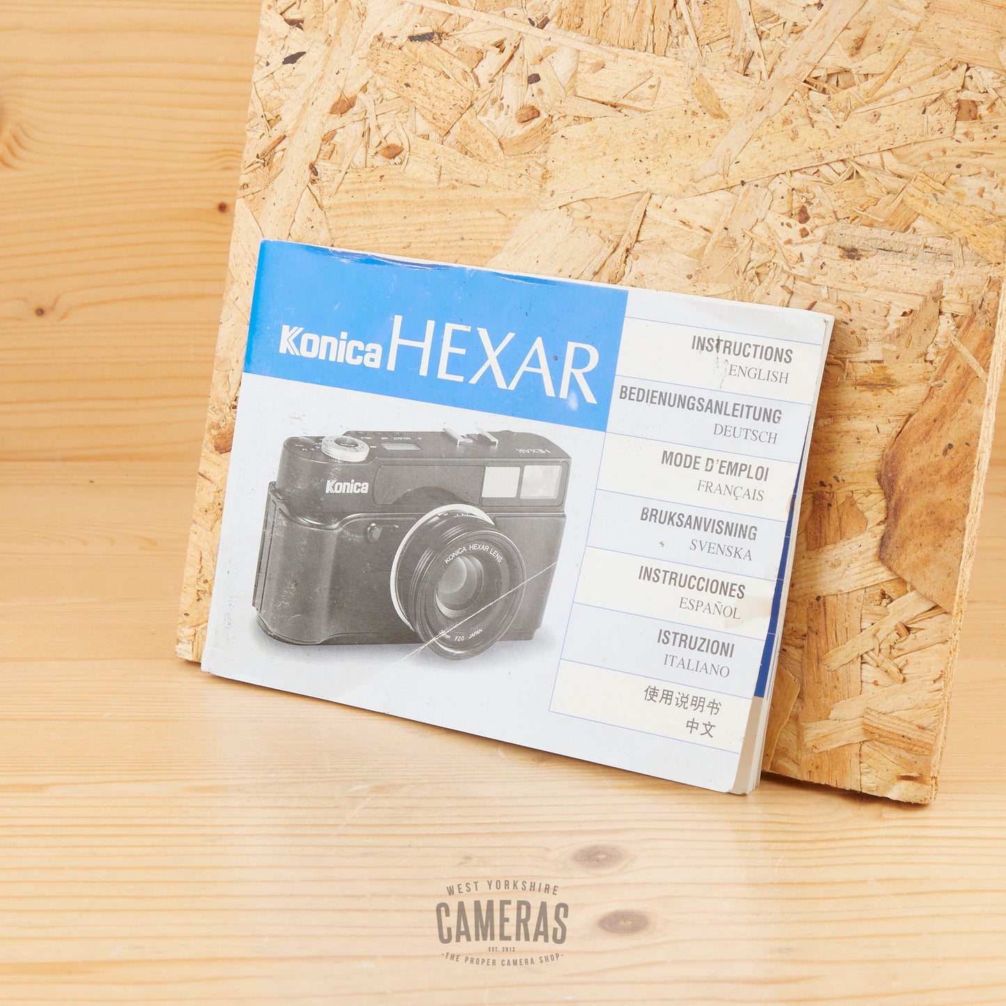 Konica Hexar Manual Exc