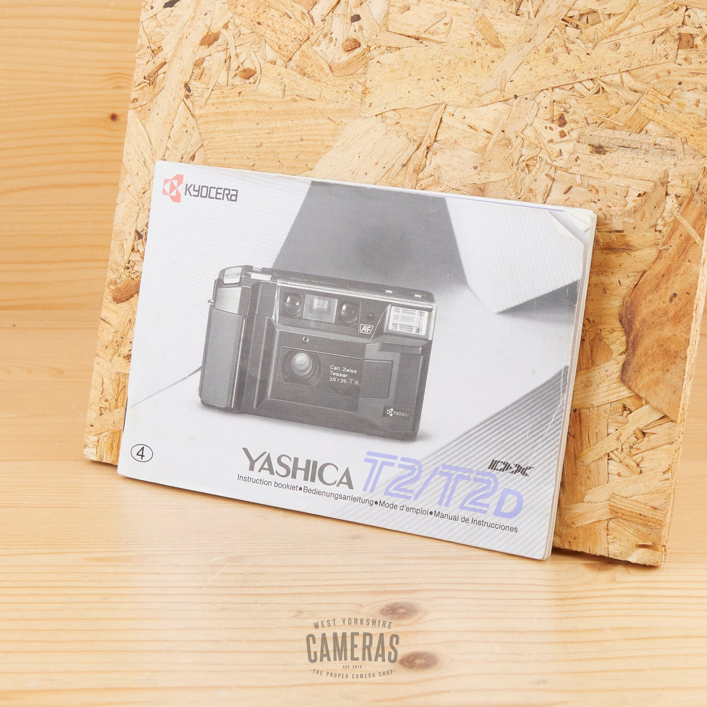 Yashica T2/T2D Manual Exc