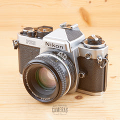 Nikon FE2 Chrome w/ 50mm f/1.8 Exc