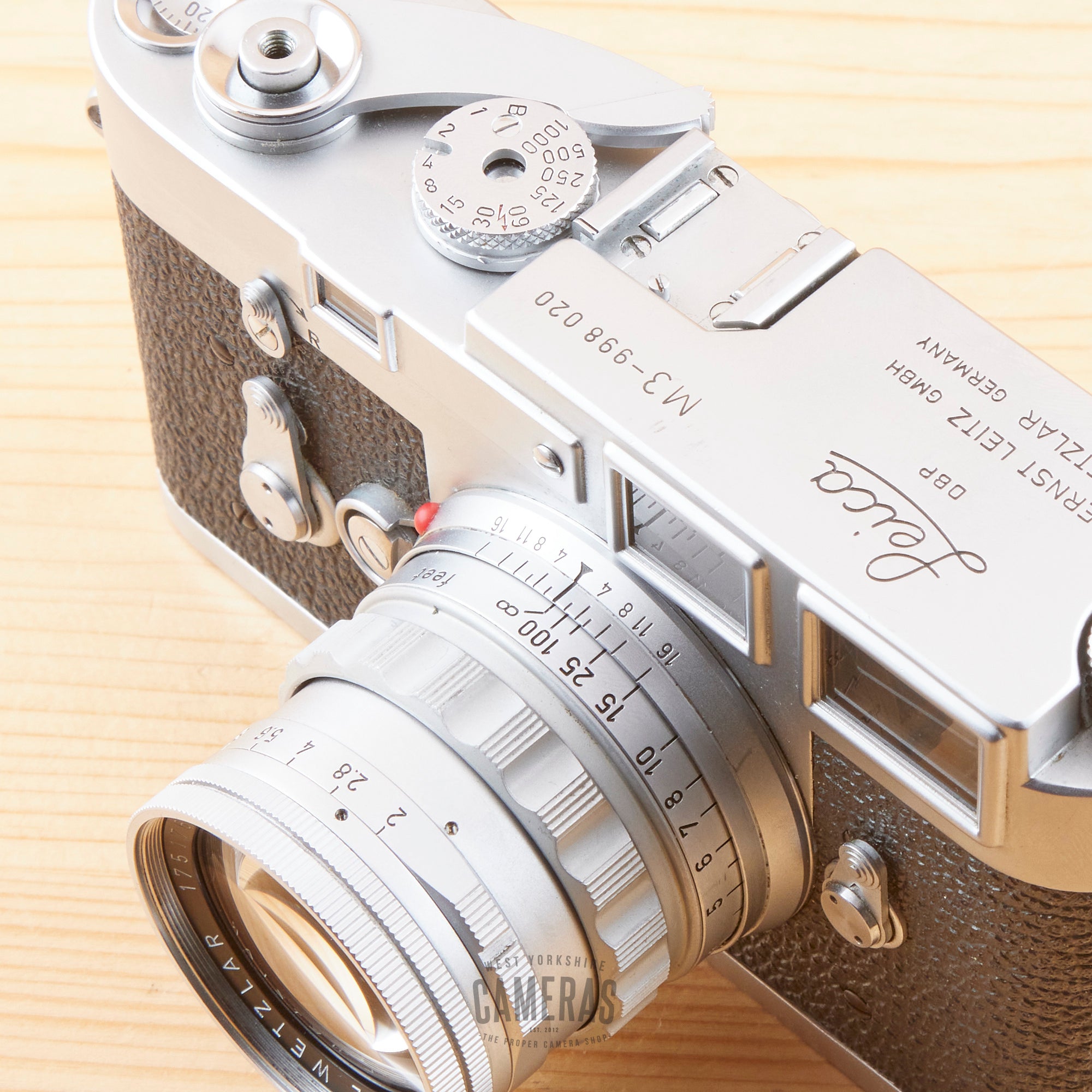 Leica M3 ELC w/ 50mm f/2 Rigid Summicron Exc in Case