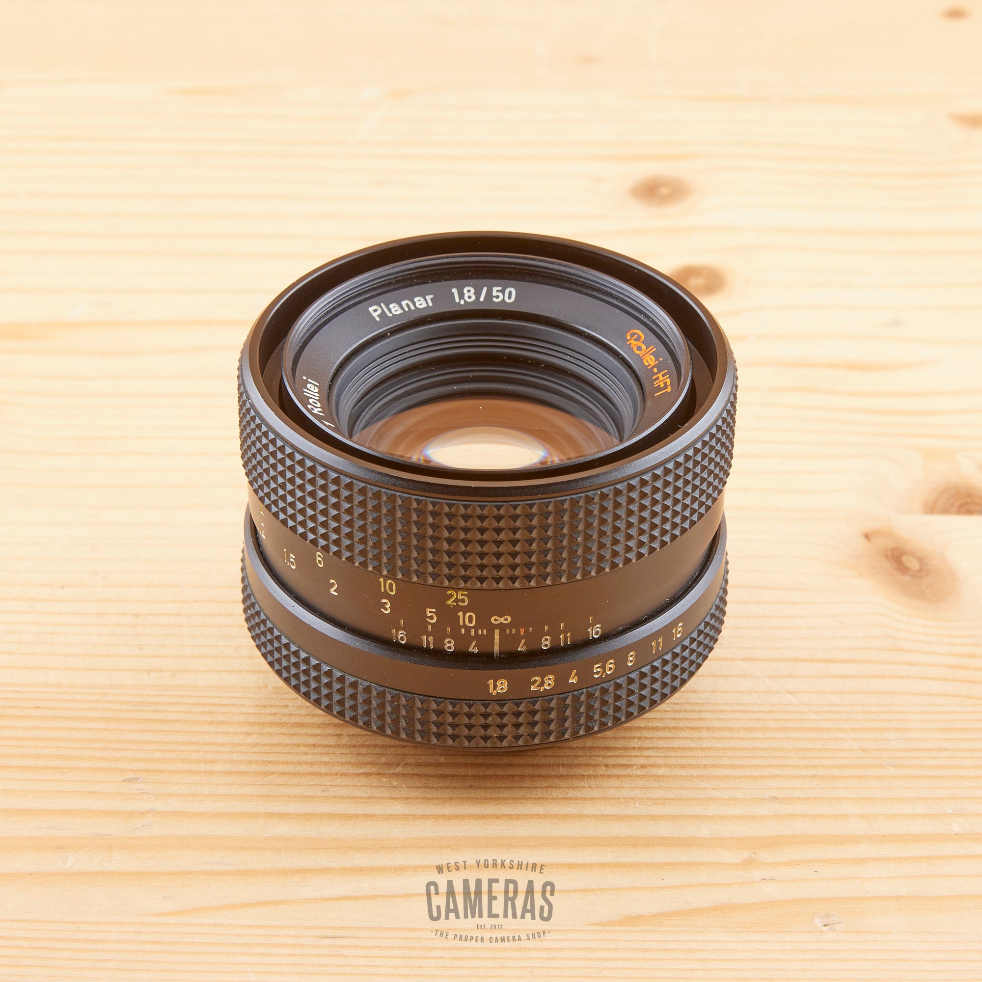 Rollei QBM 50mm f/1.8 Planar HFT Avg – West Yorkshire Cameras