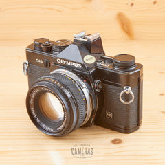 Olympus OM-2n w/ 50mm f/1.8 Black Avg