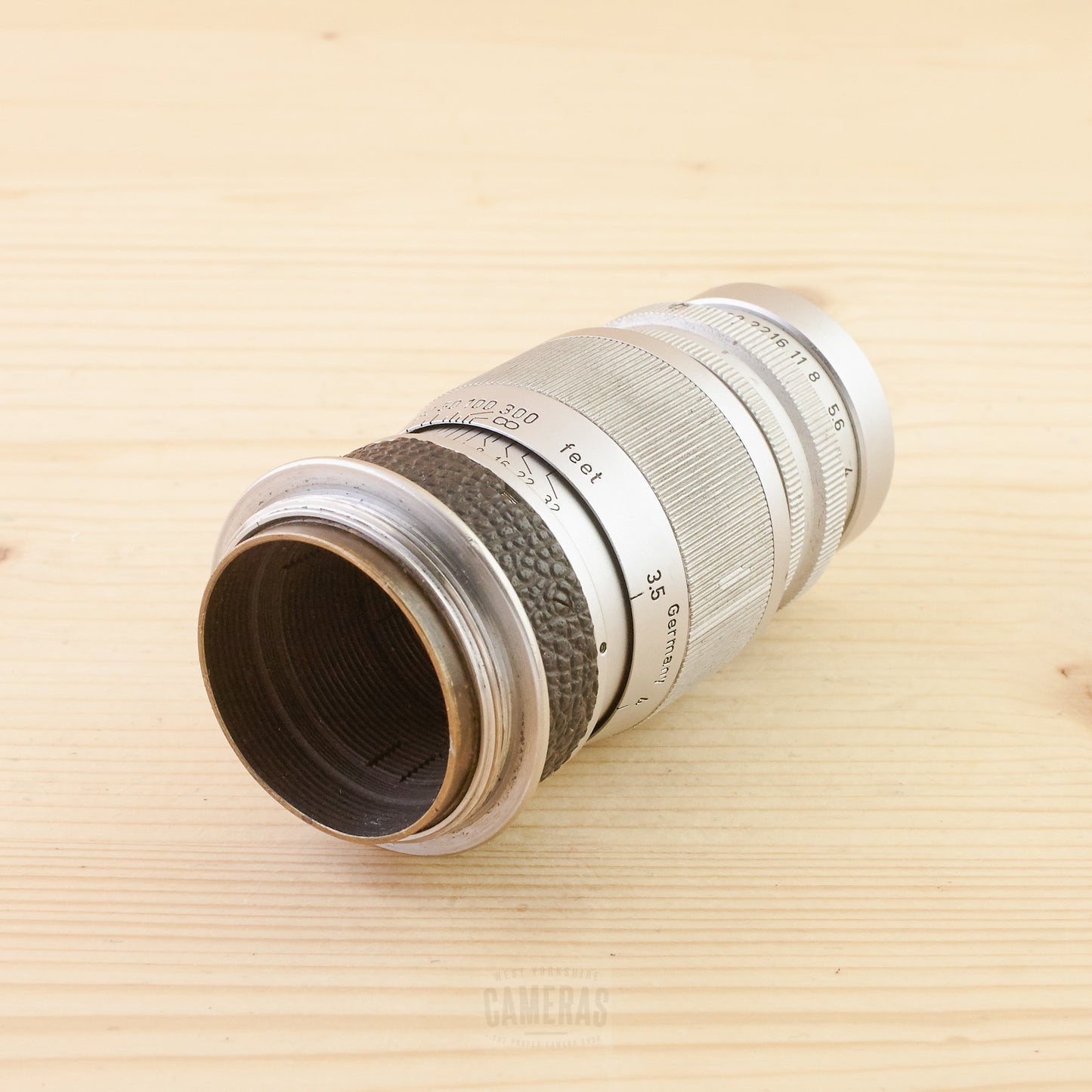 Leica LTM 9cm f/4 Elmar Chrome Avg