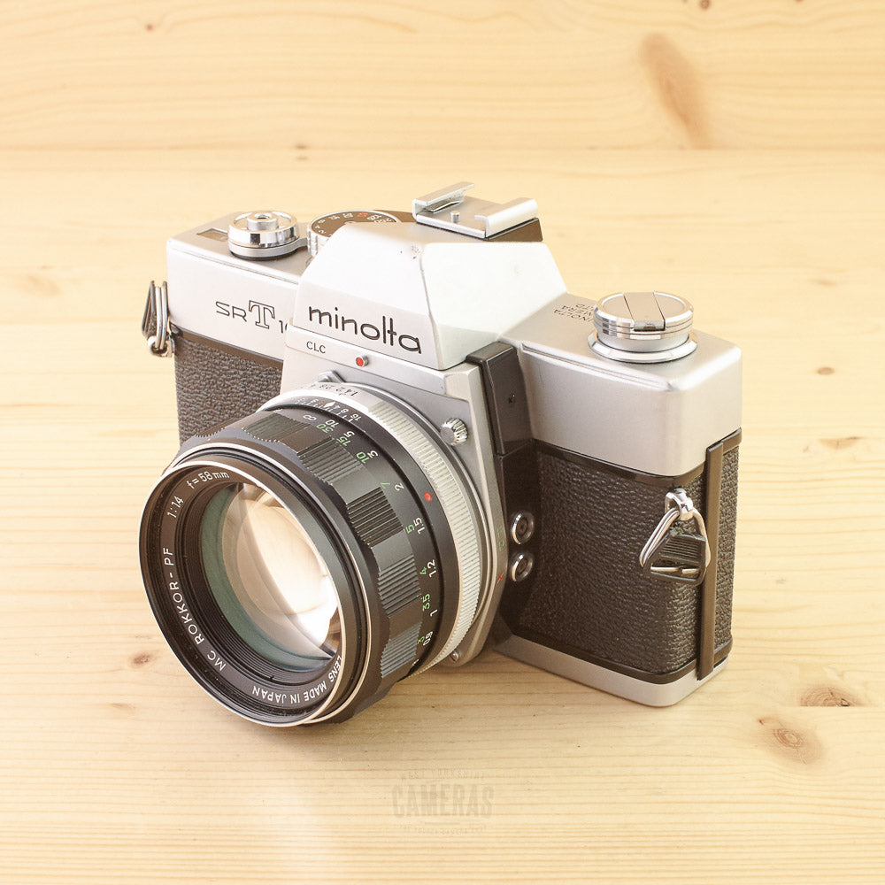Minolta SRT 101 w/ 58mm f/1.4 Exc in Case