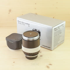 Olympus OM Fit Voigtlander 125mm f/2.5 Macro Apo-Lanthar Mint- Boxed