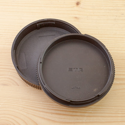 Bronica ETRS Body and Rear Lens Cap Exc