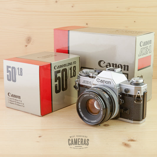 Canon AE-1 w/ 50mm f/1.8 Exc Boxed