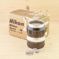 Nikon Non-Ai 135mm f/3.5 Avg Boxed