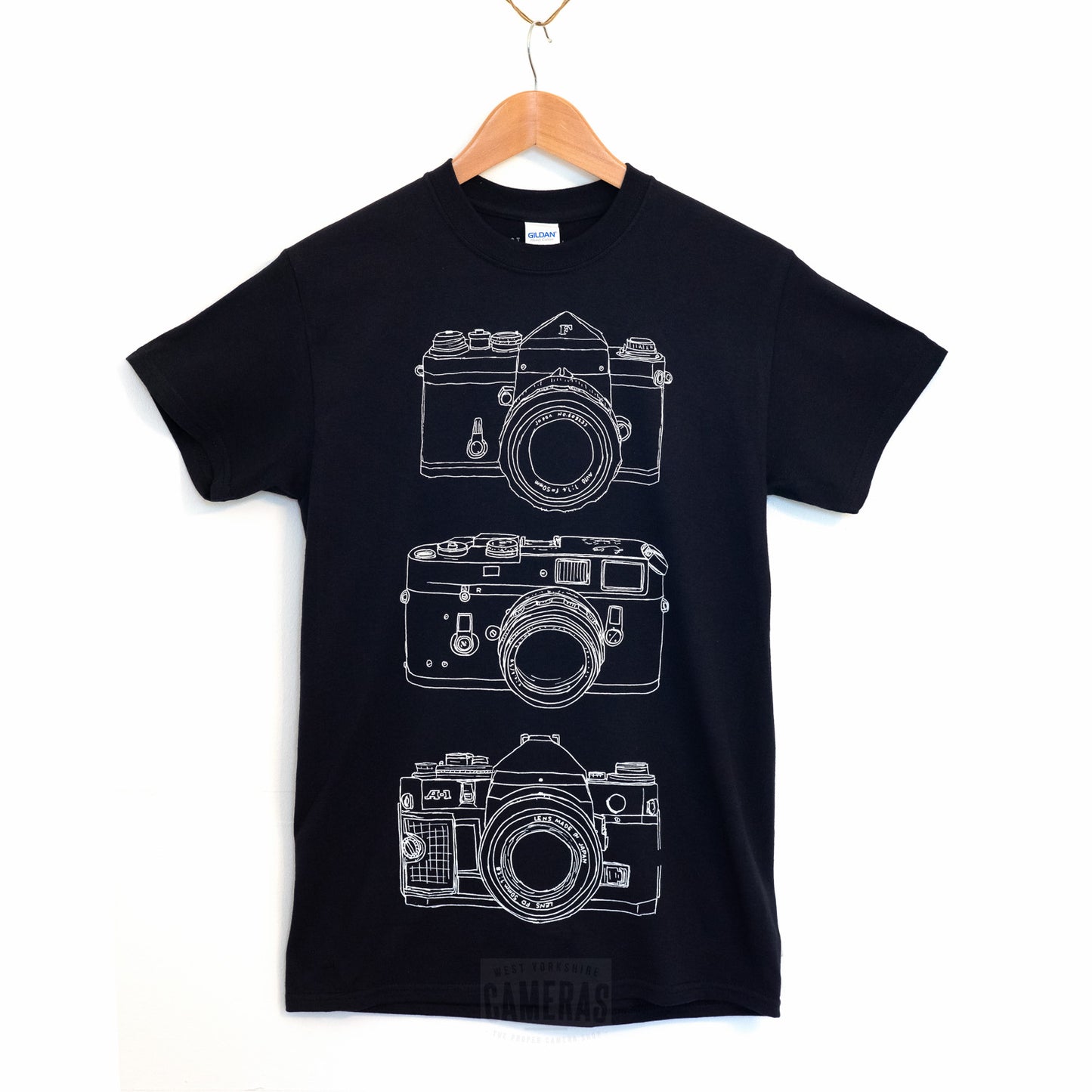 Illustrated Camera Trio T 恤 蓝色/黑色